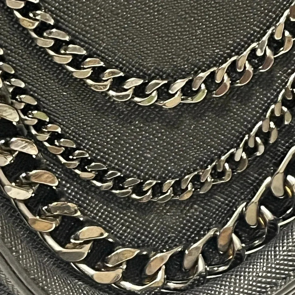 Just Fab Bradley Satchel black size 14.5”L X 10.5” H X 5.5” D almost new new - Picture 8 of 16